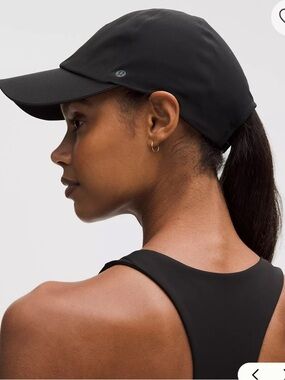Lululemon/Fast and Free Running Hat/Black/Very Good/OS